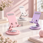 Macaron Rotating Metal Phone Tablet Stand